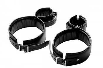 Strict Thigh Cuff Restraint System Black by XR Brands