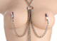 Chained Collar Nipple Clamps and Clitoris Clamps by XR Brands - Product SKU XRAD771