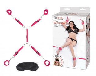 Lux Fetish 7pc Bed Spreader Hot Pink Best Sex Toy