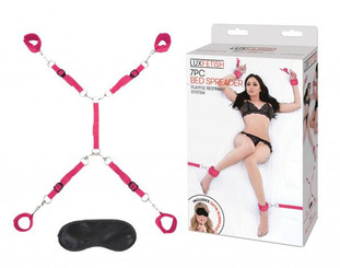 Lux Fetish 7pc Bed Spreader Hot Pink by Electric / Hustler Lingerie