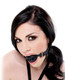 Pipedream Fetish Fantasy Black Silicone Breathable Small Ball Gag O/S - Product SKU PD369701