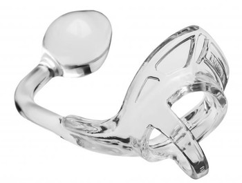 Armour Tug Lock Cock Ring Clear Sex Toy