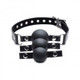 Strict Interchangeable Silicone Ball Gag Set Black Best Sex Toys