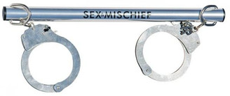 Sex and Mischief Spreader Bar with Metal Cuffs Adult Sex Toy