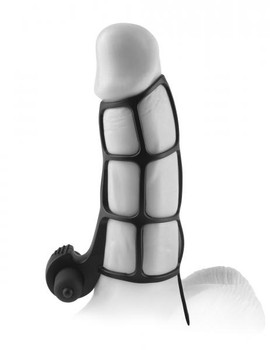 Deluxe Silicone Power Cage - Black Adult Sex Toys