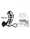 Deluxe Silicone Power Cage - Black by Pipedream Products - view 4
