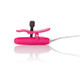 Nipple Play Vibrating Heated Nipple Clamps Pink by Cal Exotics - view 3