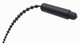 Dark Rod Vibrating Beaded Silicone Sound Black by XR Brands - view 4