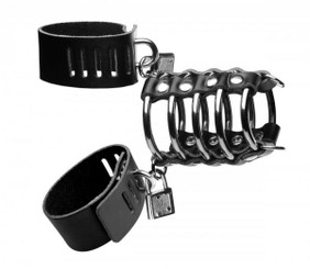 Strict Gates Of Hell Chastity Device Black by XR Brands