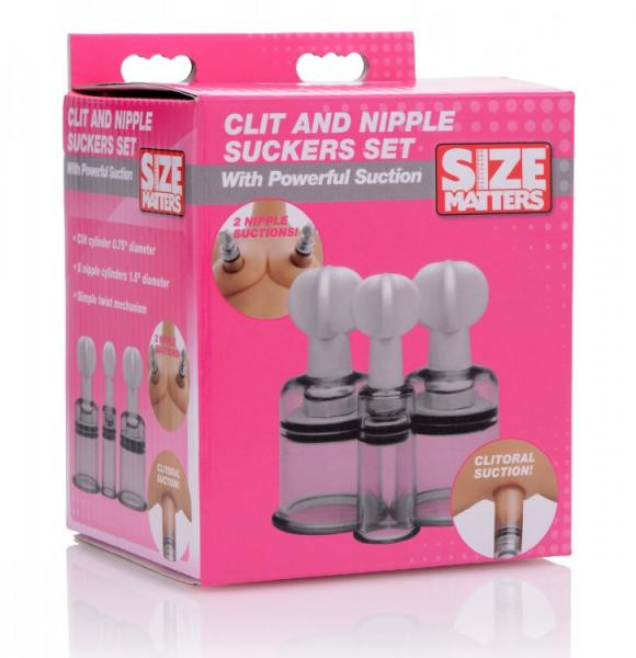 Buy Size Matters Clitoris & Nipple Sucker Set Best Adult Toys