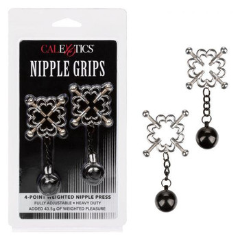 Nipple Grips 4-point Weighted Nipple Press Sex Toys