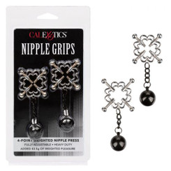 Nipple Grips 4-point Weighted Nipple Press by California Exotic Novelties