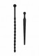 Silicone Beginners Plug Set Urethral Sounding Black by SHOTS AMERICA