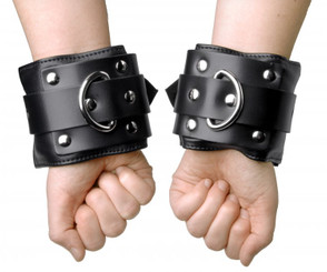 Deluxe Locking Wide Padded Cuffs Adult Sex Toys