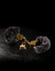 Deluxe Furry Cuffs Black Handcuffs by Pipedream Products - view 2