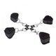 Lux Fetish 5 Piece Hogtie Set Black by Hustler