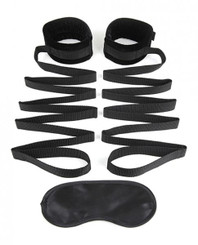 Lux Fetish Bondage Bed Strap Restraint System 2 Piece Set by Electric Eel Inc