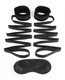 Lux Fetish Bondage Bed Strap Restraint System 2 Piece Set by Electric Eel Inc