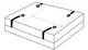 Hold Me Bedroom Restraint System Black Standard Size Bed by XR Brands - view 3