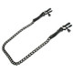 The Fetish Fantasy Adjustable Nipple Chain Clamps Black Sex Toy For Sale