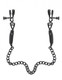 Pipedream Fetish Fantasy Adjustable Nipple Chain Clamps Black - Product SKU PD3610-00