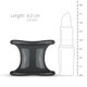 Boners Liquid Silicone Testicle Stretcher Gray by EDC Wholesale - view 2