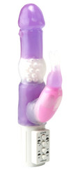 Deluxe Rabbit Pearl Vibrator - Purple Best Sex Toys