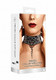 SHOTS AMERICA Love Street Art Fashion Collar W/ Leash Black - Product SKU SHTOU333BLK