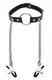 Seize O Ring Gag & Nipple Clamps by XR Brands