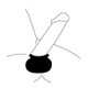 Bull Bag 0.75 inch Testicle Stretcher Black by Perfect Fit Brand - view 3