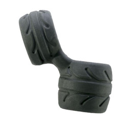Perfect Fit Siliskin Erection Ring & Testicle Stretcher Black by Perfect Fit Brand