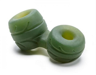 New SilaSkin Cock & Ball Green Ring + Stretcher Sex Toys