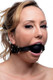 Strict XL 2 inches Silicone Ball Gag Black O/S by XR Brands - Product SKU XRAE912