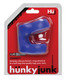 OXBALLS Hunky Junk Connect Cock Ball Tugger Blue - Product SKU OXHUJ107CBL