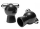 Reverb Vibrating Nipple Suckers Black by XR Brands