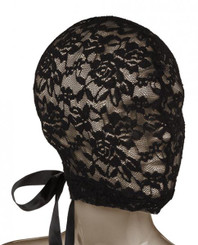 Scandal Corset Lace Hood Black O/S by Cal Exotics