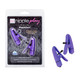 Cal Exotics Nipplettes Purple Nipple Clamps - Product SKU SE2589-14