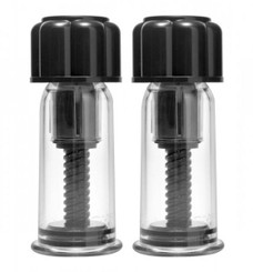 Black Maxxx Powerful Twist Nipple Suckers by XR Brands