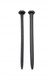 Hardware Nail & Screw Silicone Urethral Sounds Black by XR Brands