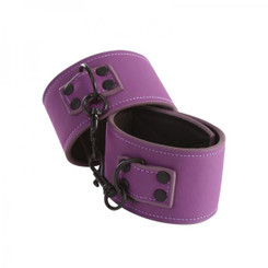 Lust Bondage Ankle Cuffs Purple Adult Sex Toy