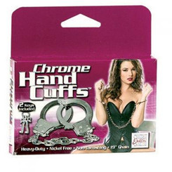 Chrome Hand cuffs by Cal Exotics