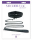 Midnight Lace Collar & Leash Black by Sportsheets - Product SKU SS52003