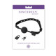Sincerely Locking Lace Ball Gag Black O/S by Sportsheets - Product SKU SS52009