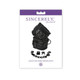 Sincerely Lace Fur Lined Handcuffs Black by Sportsheets - view 2