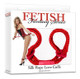 Fetish Fantasy Silk Rope Love Cuffs Red by Pipedream Products - view 2