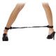 Fetish Fantasy Silk Rope Love Cuffs Black by Pipedream Products - view 2