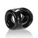 Oxballs Unit X Stretch Erection Ring, Testicle Stretcher Black by Blue Ox Designs - view 3