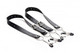 Spread Labia Spreader Straps with Clamps Black by XR Brands
