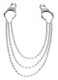 Master Series Affix Triple Chain Nipple Clamps by XR Brands - view 4