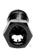 Detained Black Restrictive Chastity Cage by XR Brands - view 4